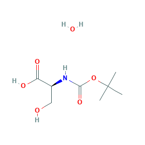 (S)-2-((tert-Butoxycarbonyl)amino)-3-hydroxypropanoic acid hydrate