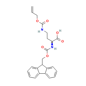 (2S)-2-((((9H-Fluoren-9-yl)methoxy)carbonyl)amino)-4-((((prop-2-en-1-yl)oxy)carbonyl)amino)butanoic acid