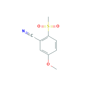 5-Methoxy-2-(methylsulfonyl)benzonitrile