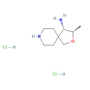 (3S,4S)-3-Methyl-2-oxa-8-azaspiro[4.5]decan-4-amine dihydrochloride