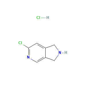 6-chloro-1H,2H,3H-pyrrolo(3,4-c)pyridine hydrochloride