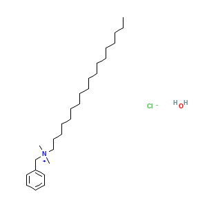 1-Octadecanaminium, N,N-dimethyl-N-(phenylmethyl)-, chloride, hydrate (1:1:1)