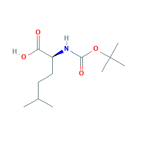 (S)-2-((tert-Butoxycarbonyl)amino)-5-methylhexanoic acid