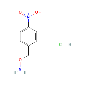 Hydroxylamine, O-((4-nitrophenyl)methyl)-, hydrochloride (1:1)