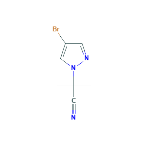 2-(4-bromo-1H-pyrazol-1-yl)-2-methylpropanenitrile