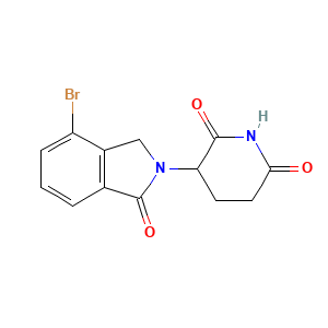3-(4-bromo-1-oxo-2,3-dihydro-1H-isoindol-2-yl)piperidine-2,6-dione