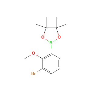 2-(3-Bromo-2-methoxyphenyl)-4,4,5,5-tetramethyl-1,3,2-dioxaborolane