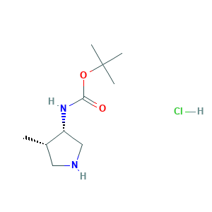 tert-butyl ((3S,4S)-4-methylpyrrolidin-3-yl)carbamate hydrochloride