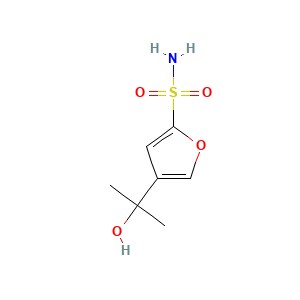 4-(2-Hydroxypropan-2-yl)furan-2-sulfonamide