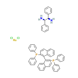 Dichloro[(R)-(+)-2,2'-bis(diphenylphosphino)-1,1'-binaphthyl][(1R,2R)-(+)-1,2-diphenylethylenediamine]ruthenium(II)
