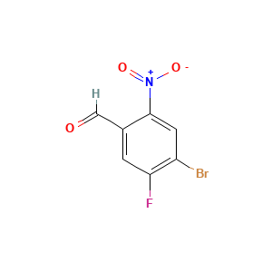 4-Bromo-5-fluoro-2-nitrobenzaldehyde