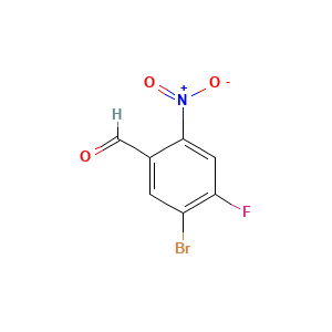 5-Bromo-4-fluoro-2-nitrobenzaldehyde