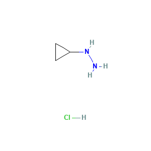 Hydrazine, cyclopropyl-, hydrochloride (1:1)