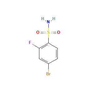 4-Bromo-2-fluorobenzenesulphonamide