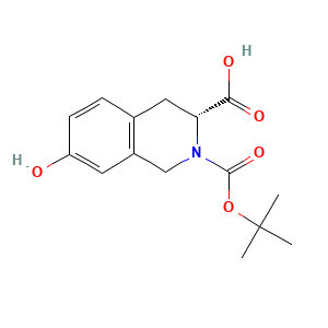(3R)-2-((tert-butoxy)carbonyl)-7-hydroxy-1,2,3,4-tetrahydroisoquinoline-3-carboxylic acid