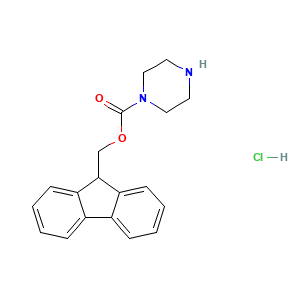 (9H-fluoren-9-yl)methyl piperazine-1-carboxylate hydrochloride