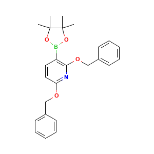 2,6-Bis(benzyloxy)-3-(4,4,5,5-tetramethyl-1,3,2-dioxaborolan-2-yl)pyridine