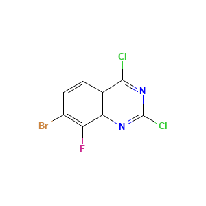 7-Bromo-2,4-dichloro-8-fluoroquinazoline