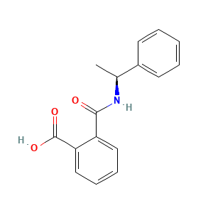 (S)-o-(((1-Phenylethyl)amino)carbonyl)benzoic acid