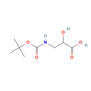 3-((tert-Butoxycarbonyl)amino)-2-hydroxypropanoic acid