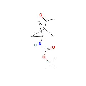 tert-butyl N-(3-acetylbicyclo(1.1.1)pentan-1-yl)carbamate