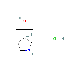 2-((3R)-pyrrolidin-3-yl)propan-2-ol hydrochloride