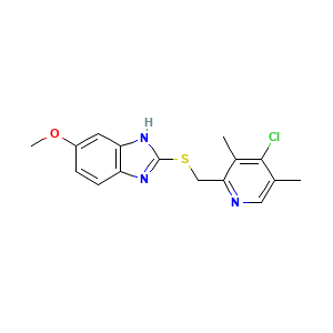 4-Desmethoxy-4-chloro Omeprazole Sulfide