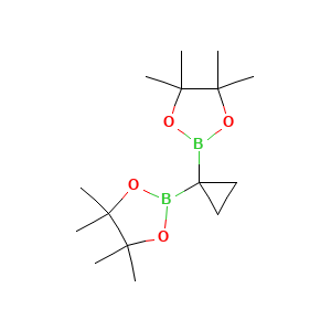 4,4,5,5-Tetramethyl-2-(1-(4,4,5,5-tetramethyl-1,3,2-dioxaborolan-2-yl)cyclopropyl)-1,3,2-dioxaborolane