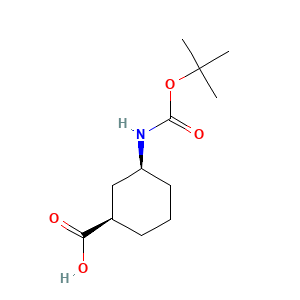 (1R,3S)-3-{[(tert-butoxy)carbonyl]amino}cyclohexane-1-carboxylic acid