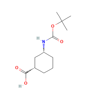 (1S,3R)-3-{[(tert-butoxy)carbonyl]amino}cyclohexane-1-carboxylic acid