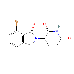 3-(7-bromo-1-oxo-2,3-dihydro-1H-isoindol-2-yl)piperidine-2,6-dione