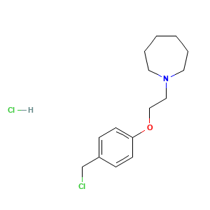 1-(2-(4-(Chloromethyl)phenoxy)ethyl)azepane hydrochloride