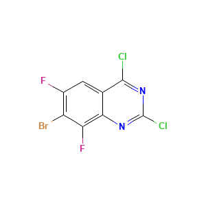 7-Bromo-2,4-dichloro-6,8-difluoroquinazoline