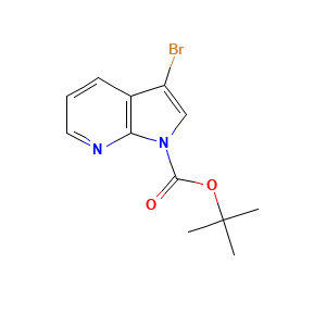 tert-Butyl 3-bromo-1H-pyrrolo[2,3-b]pyridine-1-carboxylate