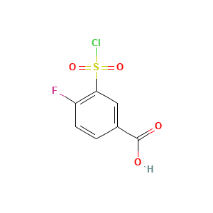 3-(Chlorosulfonyl)-4-fluorobenzoic acid