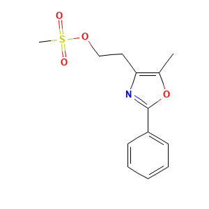 2-(5-Methyl-2-phenyl-1,3-oxazol-4-yl)ethyl methanesulfonate