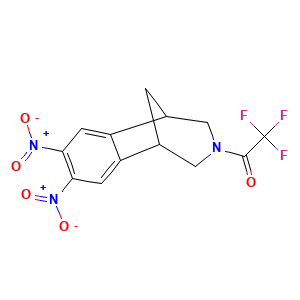 1-(7,8-Dinitro-1,2,4,5-tetrahydro-3H-1,5-methano-3-benzazepin-3-yl)-2,2,2-trifluoroethan-1-one