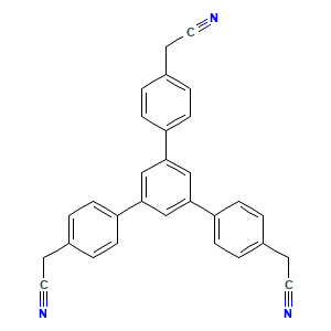 2,2'-(5'-(4-(Cyanomethyl)phenyl)-[1,1':3',1''-terphenyl]-4,4''-diyl)diacetonitrile