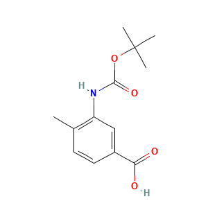 3-{[(Tert-butoxy)carbonyl]amino}-4-methylbenzoic acid