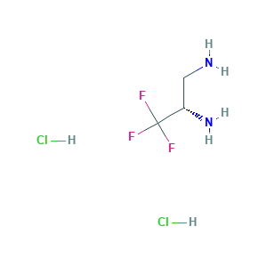(S)-3,3,3-Trifluoropropane-1,2-diamine dihydrochloride