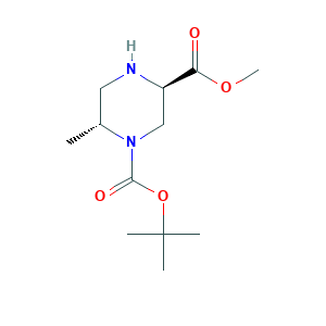 (3R,6R)-1-tert-Butyl 3-methyl 6-methylpiperazine-1,3-dicarboxylate