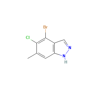 4-bromo-5-chloro-6-methyl-1H-indazole