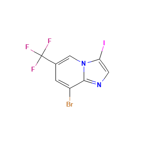 8-Bromo-3-iodo-6-(trifluoromethyl)imidazo[1,2-a]pyridine