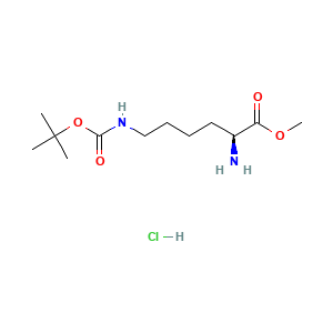 L-Lysine, N6-[(1,1-dimethylethoxy)carbonyl]-, methyl ester, hydrochloride (1:1)