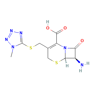 (6R,7R)-7-Amino-3-(((1-methyl-1H-tetrazol-5-yl)thio)methyl)-8-oxo-5-thia-1-azabicyclo(4.2.0)oct-2-ene-2-carboxylic acid