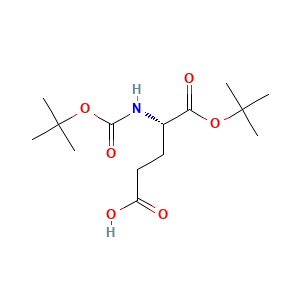 (4S)-5-(tert-butoxy)-4-{[(tert-butoxy)carbonyl]amino}-5-oxopentanoic acid