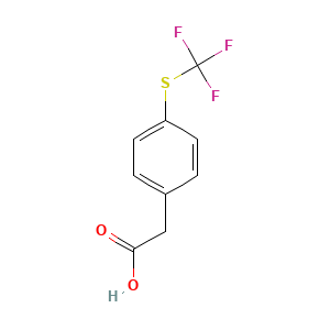 4-(Trifluoromethylthio)phenylacetic acid