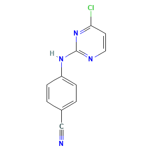 4-((4-Chloropyrimidin-2-yl)amino)benzonitrile