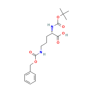 (2S)-5-{[(benzyloxy)carbonyl]amino}-2-{[(tert-butoxy)carbonyl]amino}pentanoic acid