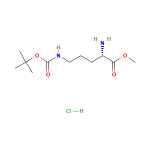methyl (2S)-2-amino-5-{[(tert-butoxy)carbonyl]amino}pentanoate hydrochloride